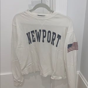 white brandy Melville long sleeve top